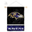 Baltimore Ravens Banner Window Wall Hanging Flag with Suction Cup - Sports Collectibles, Sports Memorabilia, Sports Fan Shop, Sports Gifts