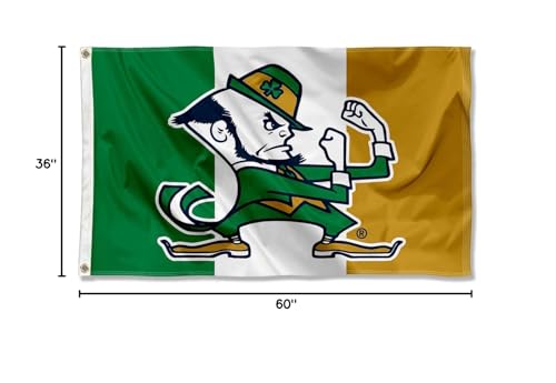 WinCraft Irish Ireland 3x5 Banner Flag - Sports Collectibles, Sports Memorabilia, Sports Fan Shop, Sports Gifts