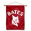 Bates College Bobcats Double Sided House Flag and Wood Banner Pole Set - Sports Collectibles, Sports Memorabilia, Sports Fan Shop, Sports Gifts