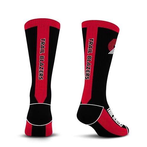 For Bare Feet NBA PORTLAND TRAILBLAZERS MVP Crew Sock Team Color Large - Sports Gifts, Sports Memorabilia, Sports Collectibles, Fan Shop