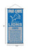 WinCraft Detroit Lions Man Cave Fan Banner Wall Door Scroll - Sports Collectibles, Sports Memorabilia, Sports Fan Shop, Sports Gifts