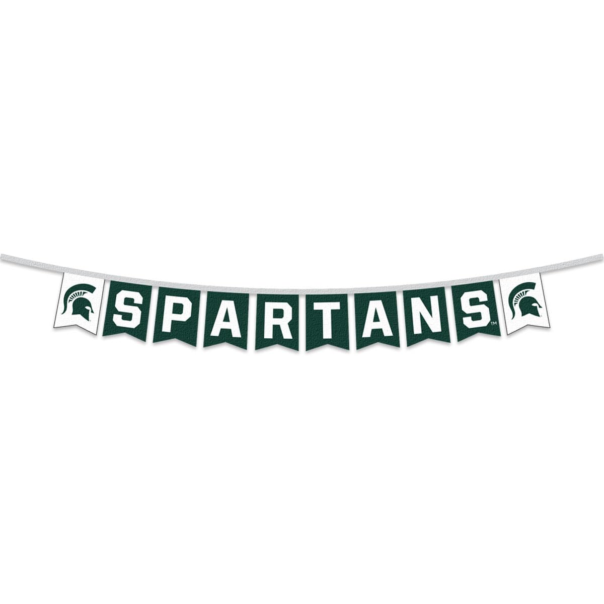 Michigan State Spartans Banner String Pennant Flags - Sports Collectibles, Sports Memorabilia, Sports Fan Shop, Sports Gifts