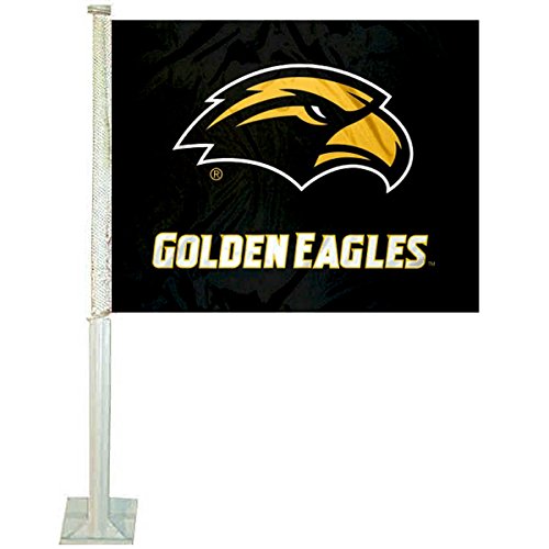 College Flags & Banners Co. Southern Mississippi Eagles New Logo Car Flag - Sports Collectibles, Sports Memorabilia, Sports Fan Shop, Sports Gifts