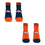 For Bare Feet NFL DENVER BRONCOS Front and Center 2 Pack Team Colors Large - Sports Gifts, Sports Memorabilia, Sports Collectibles, Fan Shop