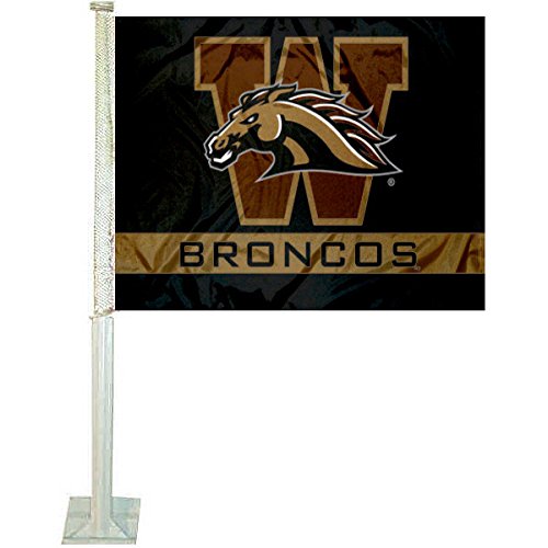 College Flags & Banners Co. WMU Broncos Car and Auto Flag - Sports Collectibles, Sports Memorabilia, Sports Fan Shop, Sports Gifts