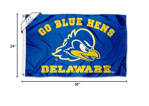 College Flags & Banners Co. Delaware Blue Hens 2x3 Foot Flag - Sports Collectibles, Sports Memorabilia, Sports Fan Shop, Sports Gifts
