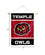 College Flags & Banners Co. Temple Owls Window Wall Banner Hanging Flag with Suction Cup - Sports Collectibles, Sports Memorabilia, Sports Fan Shop, Sports Gifts