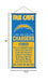 WinCraft Los Angeles Chargers Man Cave Fan Banner Wall Door Scroll - Sports Collectibles, Sports Memorabilia, Sports Fan Shop, Sports Gifts