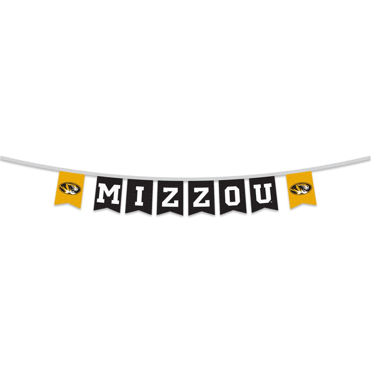 Missouri Tigers Banner String Pennant Flags - Sports Collectibles, Sports Memorabilia, Sports Fan Shop, Sports Gifts