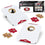 Wild Sports NFL New Orleans Saints Pro Football All-Weather Cornhole Set - Travel Bean Bag Toss Set Includes 8 Bean Bags - Sports Collectibles, Sports Memorabilia, Sports Fan Shop, Sports Gifts