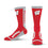 For Bare Feet NCAA WISCONSIN BADGERS MVP Crew Sock Team Color Large - Sports Gifts, Sports Memorabilia, Sports Collectibles, Fan Shop