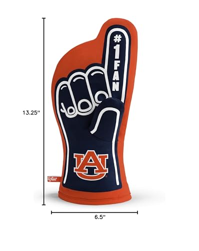 YouTheFan NCAA Auburn Tigers #1 Oven Mitt - Sports Collectibles, Sports Memorabilia, Sports Fan Shop, Sports Gifts