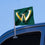 College Flags & Banners Co. Wayne State Warriors Car Flag - Sports Collectibles, Sports Memorabilia, Sports Fan Shop, Sports Gifts