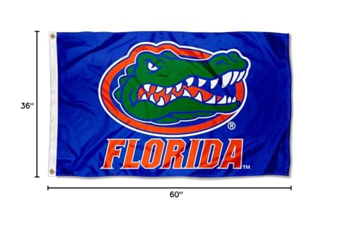 College Flags & Banners Co. Florida Gators Blue Flag and USA 3x5 Flag Set - Sports Collectibles, Sports Memorabilia, Sports Fan Shop, Sports Gifts