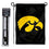 College Flags & Banners Co. Iowa Hawkeyes Black Yard Flag and Pole Holder Set, Color- Black - Sports Collectibles, Sports Memorabilia, Sports Fan Shop, Sports Gifts