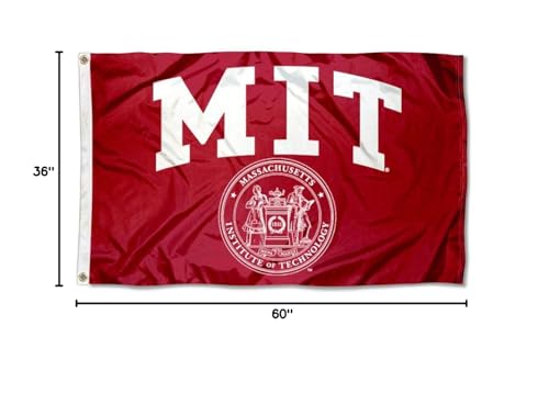 College Flags & Banners Co. Massachusetts Institute of Technology and USA Flag 3x5 Set - Sports Collectibles, Sports Memorabilia, Sports Fan Shop, Sports Gifts