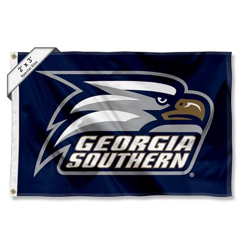 College Flags & Banners Co. Georgia Southern Eagles Small 2x3 Foot Flag - Sports Collectibles, Sports Memorabilia, Sports Fan Shop, Sports Gifts