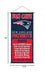 WinCraft New England Patriots Man Cave Fan Banner Wall Door Scroll - Sports Collectibles, Sports Memorabilia, Sports Fan Shop, Sports Gifts