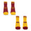 For Bare Feet NFL WASHINGTON COMMANDERS Front and Center 2 Pack Team Colors Large - Sports Gifts, Sports Memorabilia, Sports Collectibles, Fan Shop