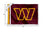 Washington Commanders Wordmark 2x3 Foot Small Flag - Sports Collectibles, Sports Memorabilia, Sports Fan Shop, Sports Gifts