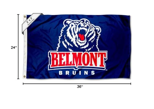 College Flags & Banners Co. Belmont Bruins 2x3 Foot Flag - Sports Collectibles, Sports Memorabilia, Sports Fan Shop, Sports Gifts