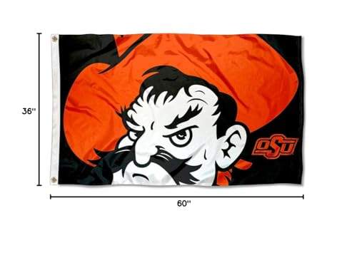 College Flags & Banners Co. Oklahoma State Cowboys Pistol Pet and USA Flag 3x5 Set - Sports Collectibles, Sports Memorabilia, Sports Fan Shop, Sports Gifts