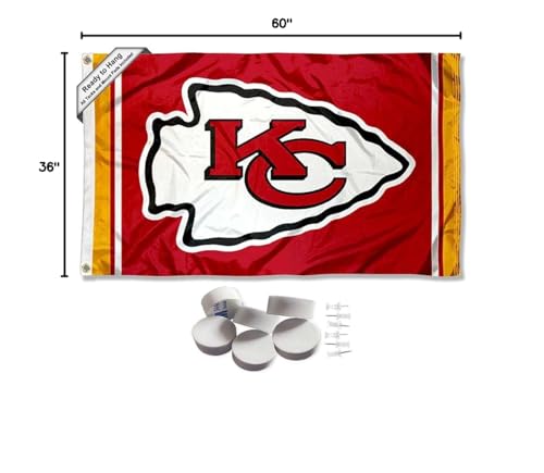 Kansas City Chiefs Banner and Tapestry Wall Tack Pads - Sports Collectibles, Sports Memorabilia, Sports Fan Shop, Sports Gifts
