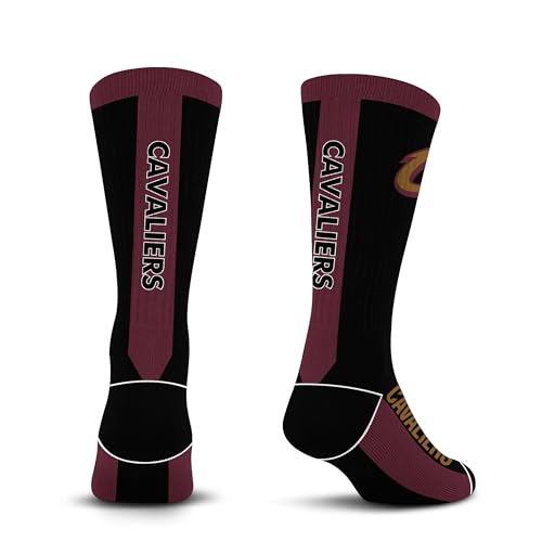 For Bare Feet NBA CLEVELAND CAVALIERS MVP Crew Sock Team Color Large - Sports Gifts, Sports Memorabilia, Sports Collectibles, Fan Shop
