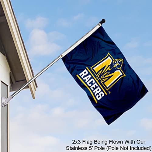 College Flags & Banners Co. Murray State Racers 2x3 Foot Flag - Sports Collectibles, Sports Memorabilia, Sports Fan Shop, Sports Gifts