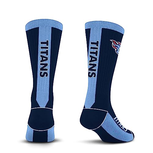 For Bare Feet NFL TENNESSEE TITANS MVP Crew Sock Team Color Large - Sports Gifts, Sports Memorabilia, Sports Collectibles, Fan Shop