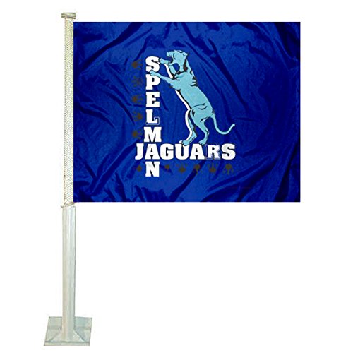 College Flags & Banners Co. Spelman Jaguars Car and Auto Flag - Sports Collectibles, Sports Memorabilia, Sports Fan Shop, Sports Gifts