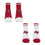 For Bare Feet NFL TAMPA BAY BUCCANEERS Front and Center 2 Pack Team Colors Large - Sports Gifts, Sports Memorabilia, Sports Collectibles, Fan Shop