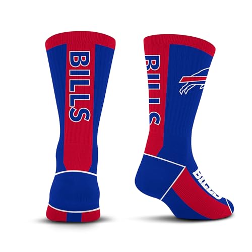 For Bare Feet NFL BUFFALO BILLS MVP Crew Sock Team Color Youth - Sports Gifts, Sports Memorabilia, Sports Collectibles, Fan Shop