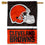 WinCraft Cleveland Browns New Logo Double Sided Banner Flag - Sports Collectibles, Sports Memorabilia, Sports Fan Shop, Sports Gifts