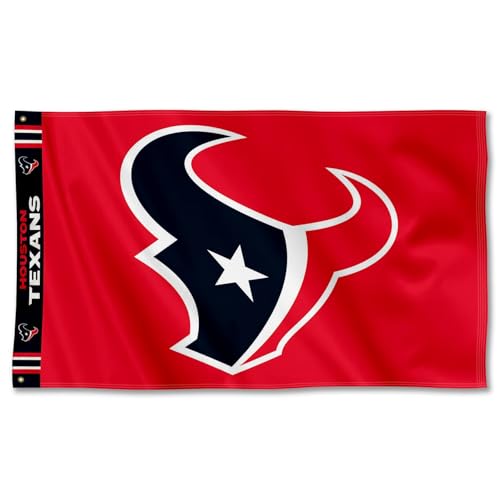 WinCraft Houston Texans Printed Header 3x5 Foot Banner Flag - Sports Collectibles, Sports Memorabilia, Sports Fan Shop, Sports Gifts