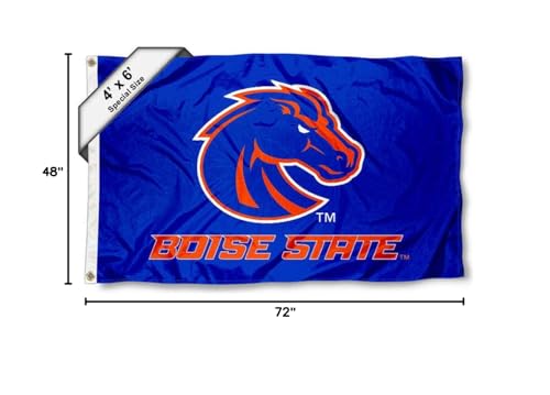 College Flags & Banners Co. Boise State 4 ft x 6 ft Flag - Sports Collectibles, Sports Memorabilia, Sports Fan Shop, Sports Gifts