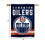 WinCraft Edmonton Oilers Double Sided Banner House Flag - Sports Collectibles, Sports Memorabilia, Sports Fan Shop, Sports Gifts