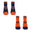 For Bare Feet NFL CHICAGO BEARS Front and Center 2 Pack Team Colors Large - Sports Gifts, Sports Memorabilia, Sports Collectibles, Fan Shop