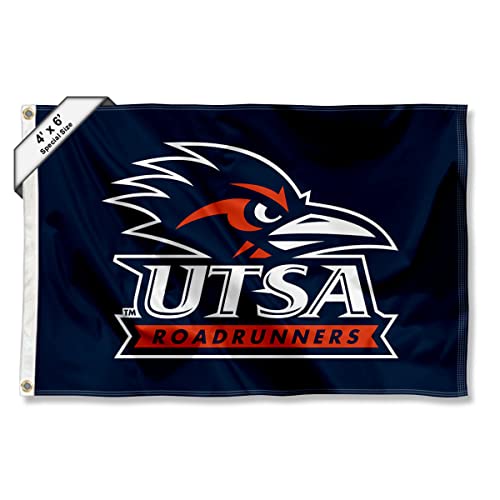 College Flags & Banners Co. UTSA Roadrunners 4 ft x 6 ft Flag - Sports Collectibles, Sports Memorabilia, Sports Fan Shop, Sports Gifts