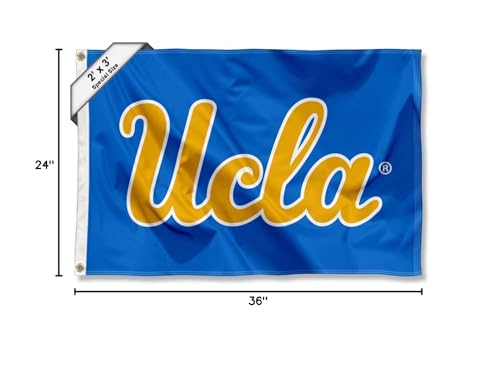 College Flags & Banners Co. Bruins Small 2x3 Foot Flag - Sports Collectibles, Sports Memorabilia, Sports Fan Shop, Sports Gifts