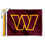 Washington Commanders Wordmark 2x3 Foot Small Flag - Sports Collectibles, Sports Memorabilia, Sports Fan Shop, Sports Gifts