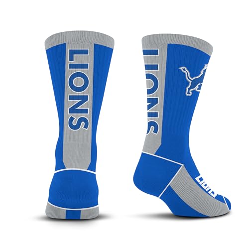 For Bare Feet NFL DETROIT LIONS MVP Crew Sock Team Color Youth - Sports Gifts, Sports Memorabilia, Sports Collectibles, Fan Shop