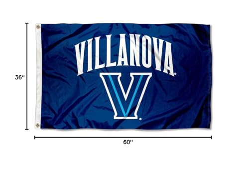 College Flags & Banners Co. Villanova University Flag and USA 3x5 Flag Set - Sports Collectibles, Sports Memorabilia, Sports Fan Shop, Sports Gifts