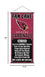WinCraft Arizona Cardinals Man Cave Fan Banner Wall Door Scroll - Sports Collectibles, Sports Memorabilia, Sports Fan Shop, Sports Gifts