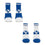 For Bare Feet NCAA BRIGHAM YOUNG COUGARS Front and Center 2 Pack Team Colors Large - Sports Gifts, Sports Memorabilia, Sports Collectibles, Fan Shop