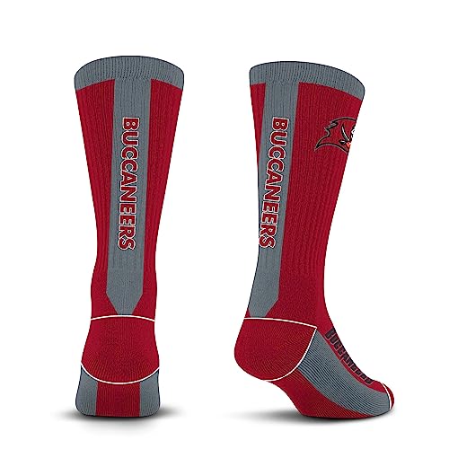 For Bare Feet NFL TAMPA BAY BUCCANEERS MVP Crew Sock Team Color Large - Sports Gifts, Sports Memorabilia, Sports Collectibles, Fan Shop