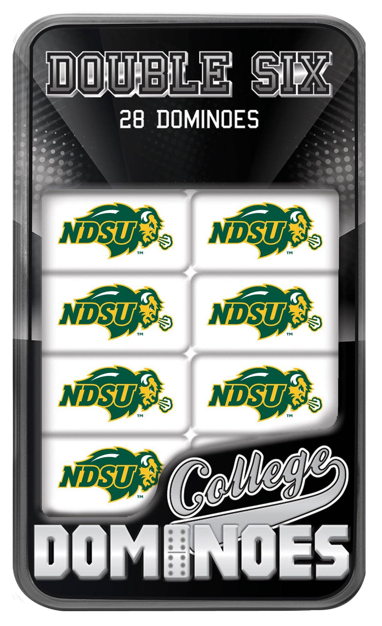 North Dakota State Bison Dominoes: Game On with Team Spirit! - Sports Gifts, Sports Memorabilia, Sports Collectibles, Fan Shop