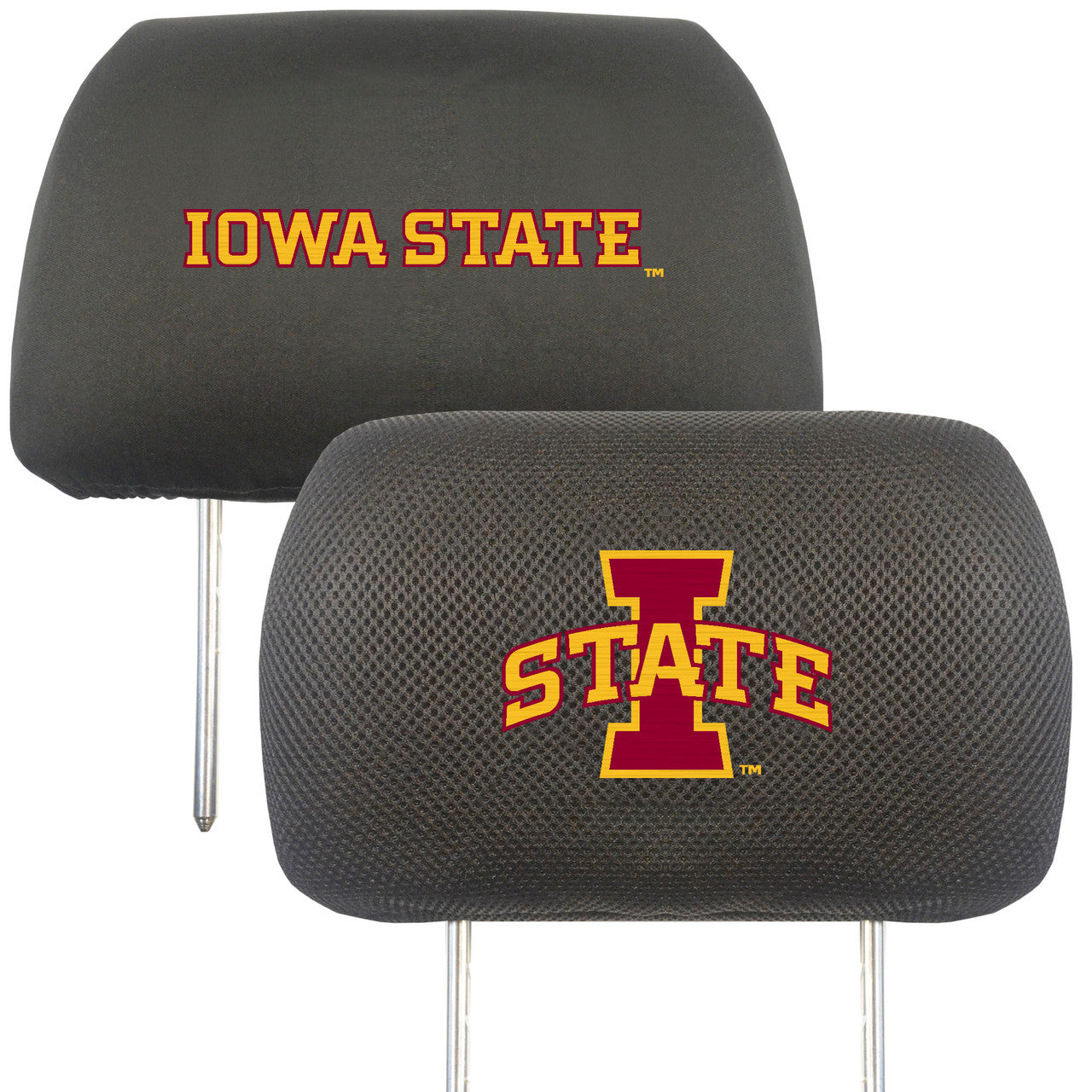 Iowa State Cyclones Headrest Covers FanMats - Sports Collectibles, Sports Memorabilia, Sports Fan Shop, Sports Gifts