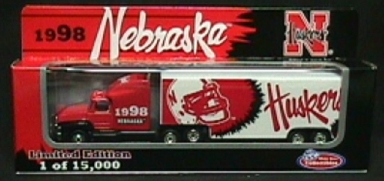 Nebraska Cornhuskers White Rose Tractor Trailer 1998 CO - Sports Collectibles, Sports Memorabilia, Sports Fan Shop, Sports Gifts