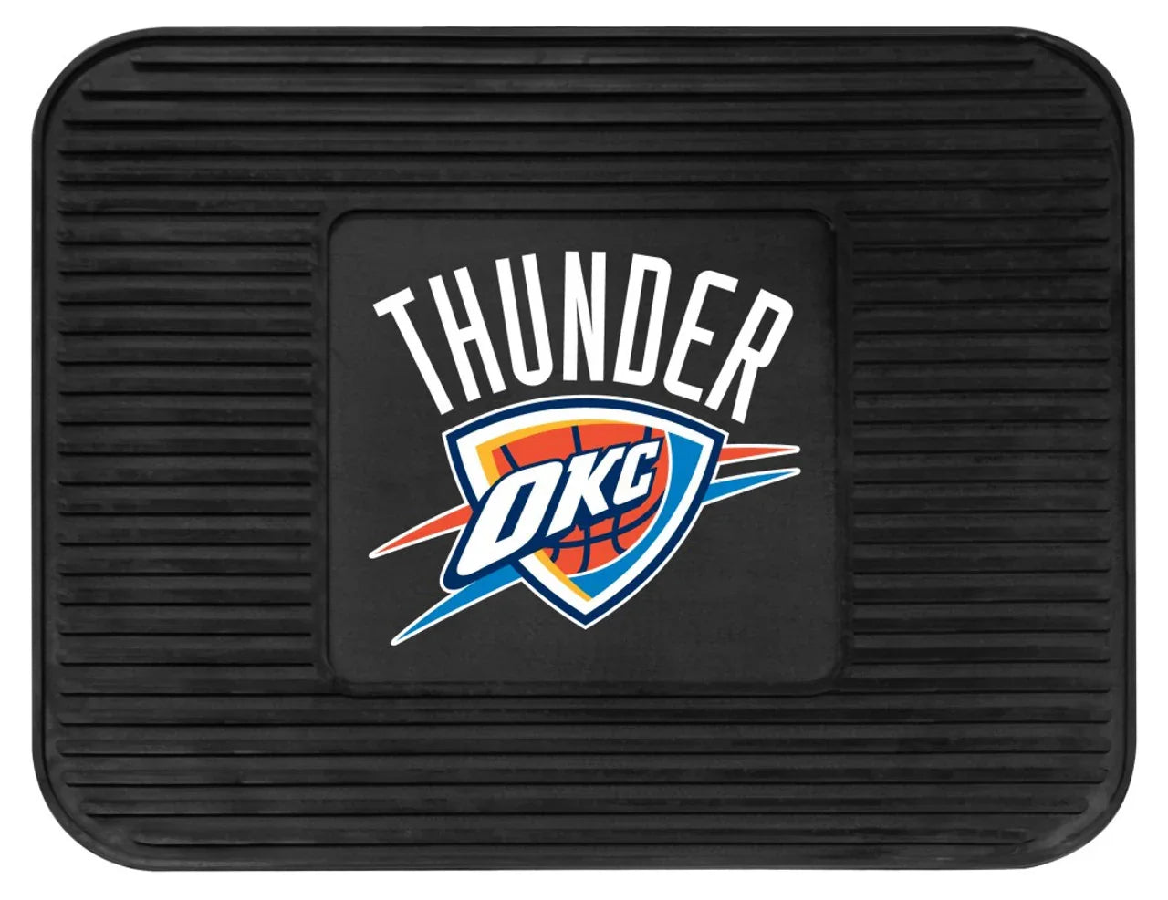 Oklahoma City Thunder Car Mat Heavy Duty Vinyl Rear Seat (CDG) - 757 Sports Collectibles